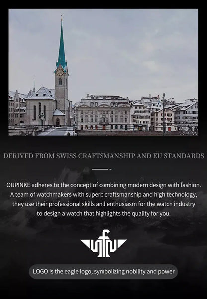 OUPINKE 3248 Men's Luxury Automatic Mechanical Complete Calendar Luminous Watch - Brand Introduction