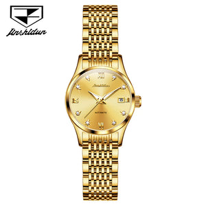 JSDUN 8807 Women's Luxury Automatic Mechanical Luminous Watch - Full Gold