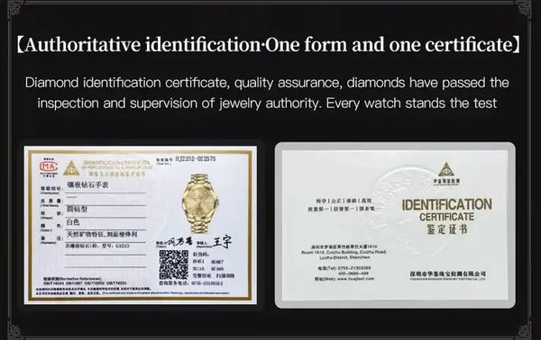 OUPINKE 3223 Men's Luxury Automatic Mechanical Luminous Watch - Diamond Certificate